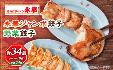【佐野餃子(大)10個2人前】と【佐野餃子(中)野菜餃子24個4人前】_餃子 ぎょうざ 佐野餃子 野菜餃子 栃木県 佐野 おつまみ おかず 人気 おすすめ 送料無料 贈答 ギフト 冷凍_【配送不可地域：離島・沖縄県】【1061582】