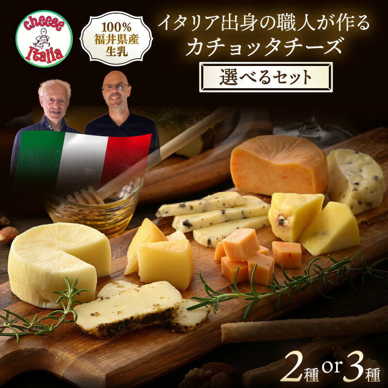 【ふるさと納税】100％県産生乳！イタリア出身の職人が作るカチョッタチーズセット（プレーン+α）【選べるセット】/ チーズ 詰め合わせ おつまみ 食べ比べ 人気