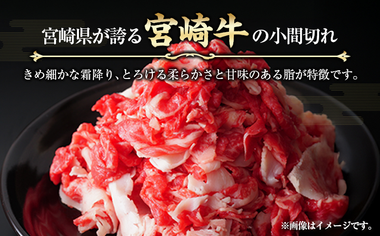 宮崎牛 小間切れ 便利な小分け 200g×10P 計2kg 人気 冷凍 国産【E246】