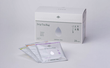 【一保堂茶舗】ドリップティーバッグセット 24袋 (玉露・煎茶・ほうじ茶)（各8袋）