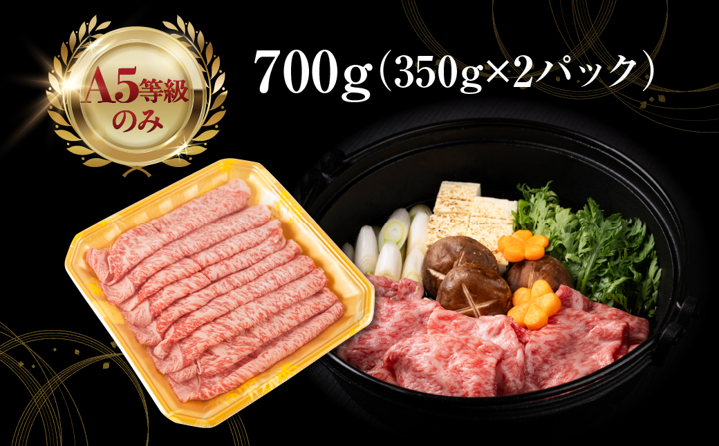 【12回定期便】飛騨牛 A5 700g すき焼き用 ロース肉 牛肉 和牛 700g × 12回
