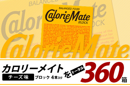 【6回定期便】≪チーズ味≫ カロリーメイトブロック 4本入り 計60箱 ×6回 合計360箱【徳島 那賀 大塚製薬 カロリーメイト チーズ ビタミン ミネラル たんぱく質 脂質 糖質 5大栄養素 バラ