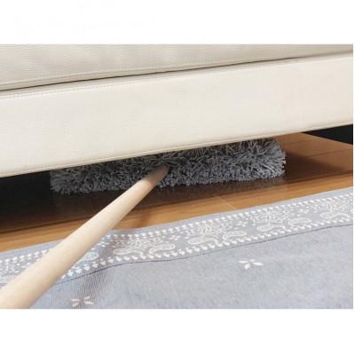 ふるさと納税 朝来市 モコモコ省スペースモップ【グレー】◎プロ用モップと同品質◎独自のふわふわ毛でどこでもピカピカ! |  | 01