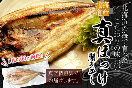 紅鮭切身12切・真ホッケ開き干し3枚セット(各約900g) A-56030