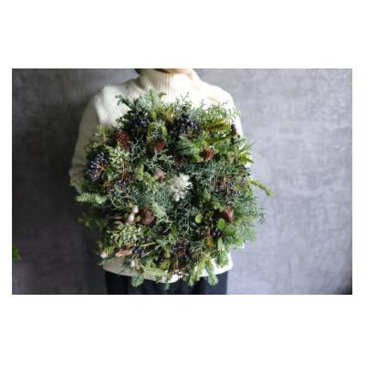 ふるさと納税 春日井市 Xmas限定　クリスマスリース Φ40　花　インテリア　クリスマス　リース　ドライフラワー　おしゃれ |  | 01
