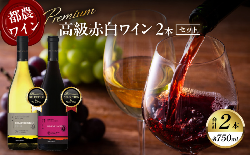 
            【チョイス限定・数量限定】高級赤白ワイン2本セット 酒 ぶどう アルコール 国産_T014-032-C
          