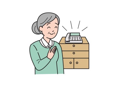 みまもり電話サービス【固定電話】12か月【日本郵便】 防犯 見守り 郵便局 [TAV003]