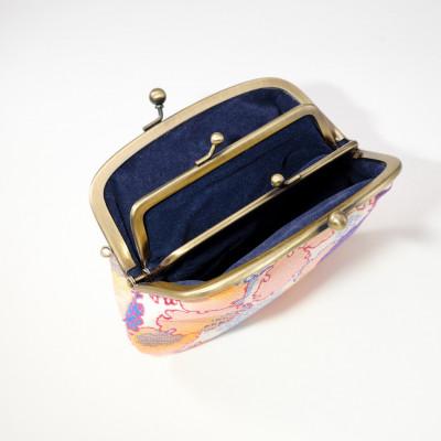 ふるさと納税 与謝野町 4.0寸親子がま口 小紋柄(白) |  | 01