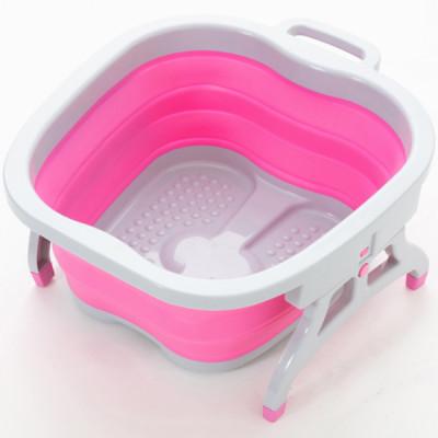 ふるさと納税 海南市 折りたたみ足湯バケツ ピンク AKU100453801