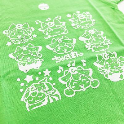 ふるさと納税 滝沢市 ゆるキャラ ちゃぐぽんTシャツ(ライトグリーン)とハンカチのお子さまセット |  | 01