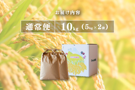 令和6年産　あきさかり　通常便（1回配送）計10kg（5kg×2袋）