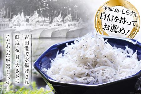 静岡県駿河湾のしらす干し120g×1・釜上げしらす150g×2 [マルあ水産 静岡県 吉田町 22424060] 魚 海鮮 シラス 白子 しらす しらす干し 駿河湾産