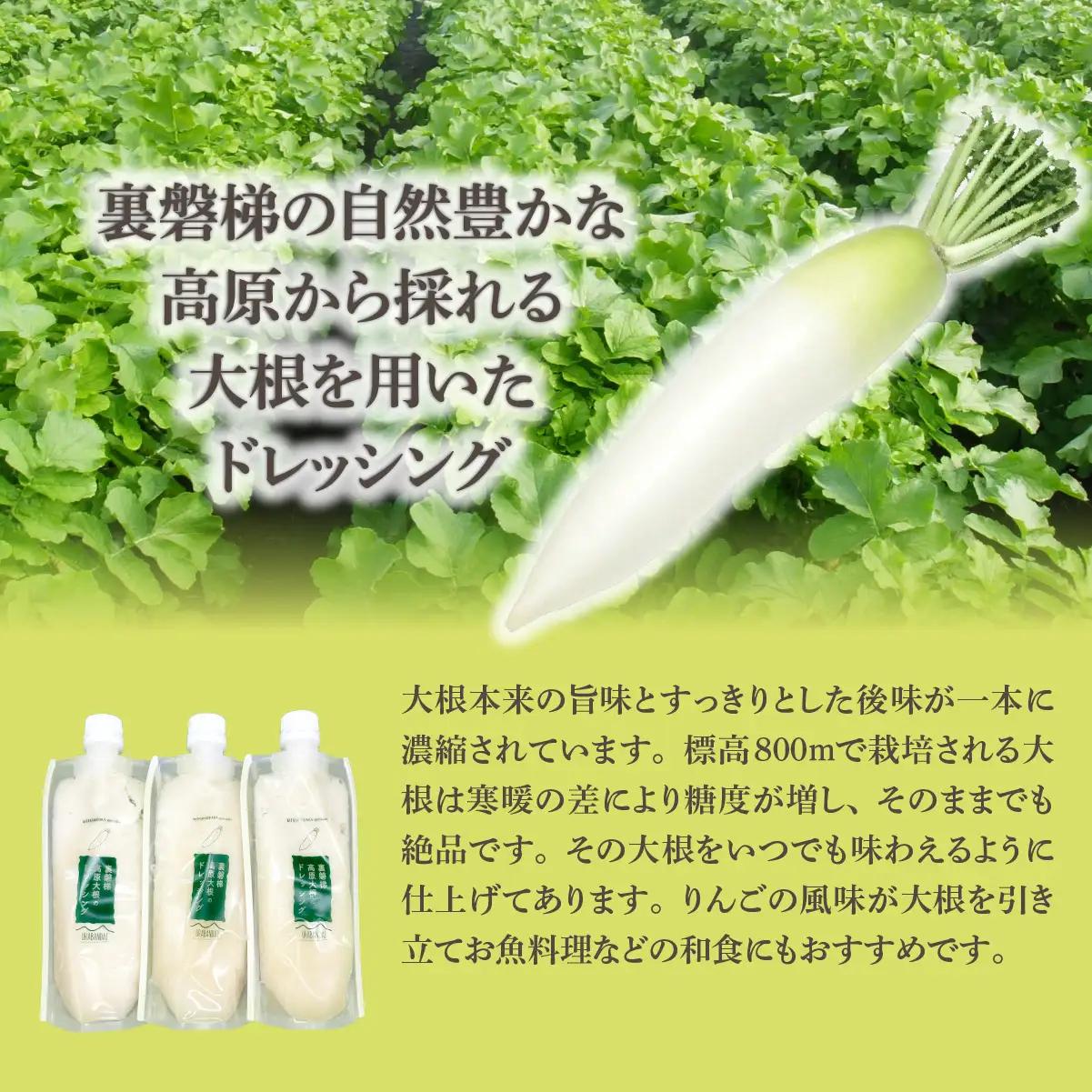 高原大根ドレッシング3本セット KBJ032