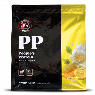 【ふるさと納税】Protein Nationピープルズプロテイン　レモンヨーグルト風味(700g/1.4kg)【G1650037】
