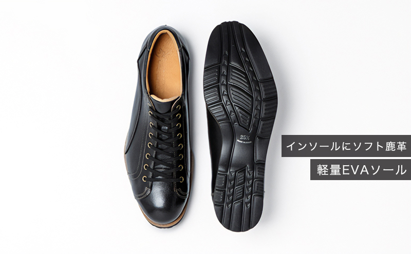 倭イズム ( ヤマトイズム ) 鹿革 シューズ 紳士靴 YA3300 （ ブラック ） 26.0cm