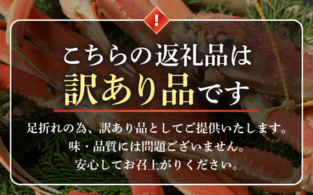 【先行予約】≪浜茹で≫ 地物！天然！はるか丸厳選！”訳あり”越前がに 約400g × 2杯【2026年12月上旬以降順次発送予定】獲れたて！茹でたてをお届けします！[m36-x002_12]