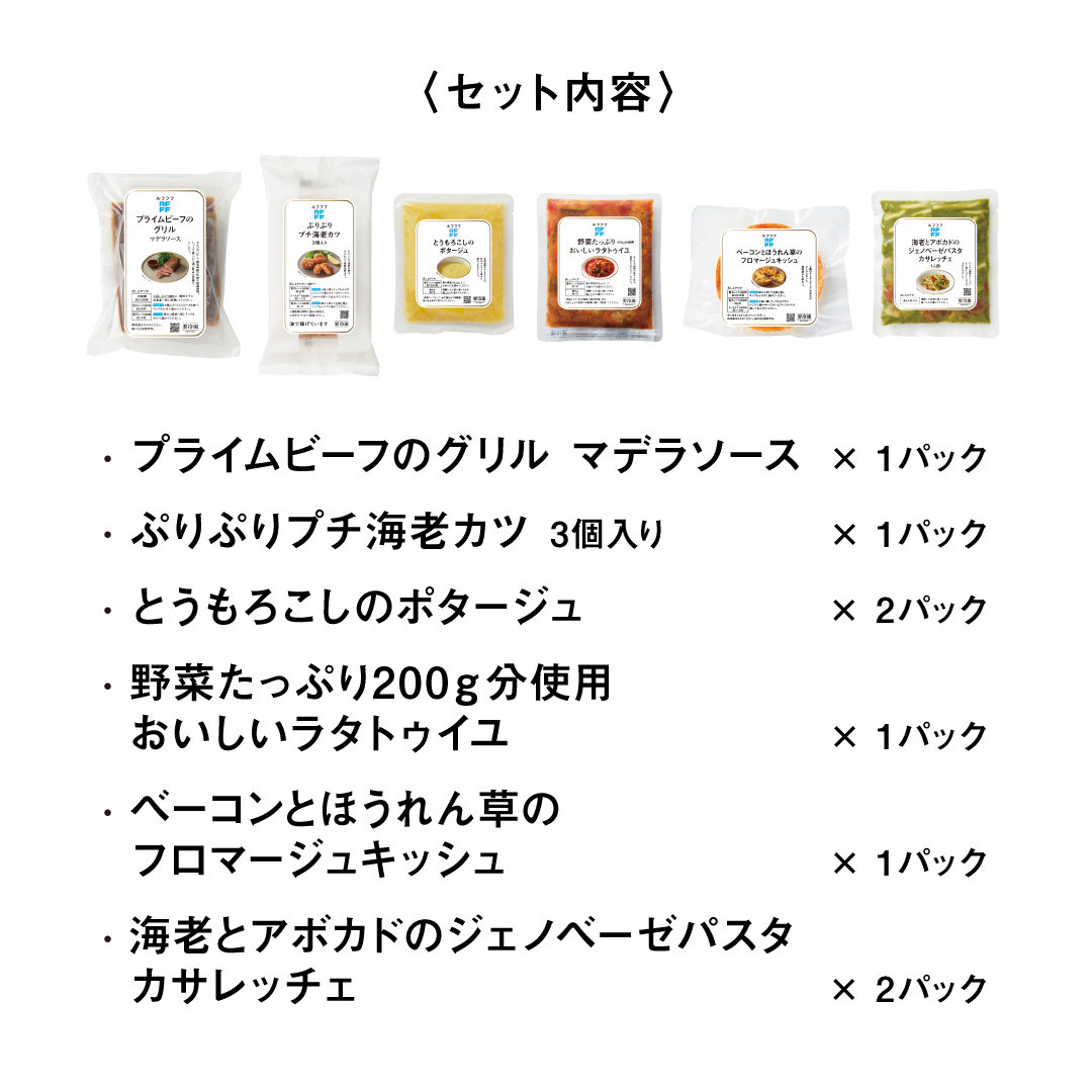 RFFF（ルフフフ）プライムビーフのグリル＆5種デリセット