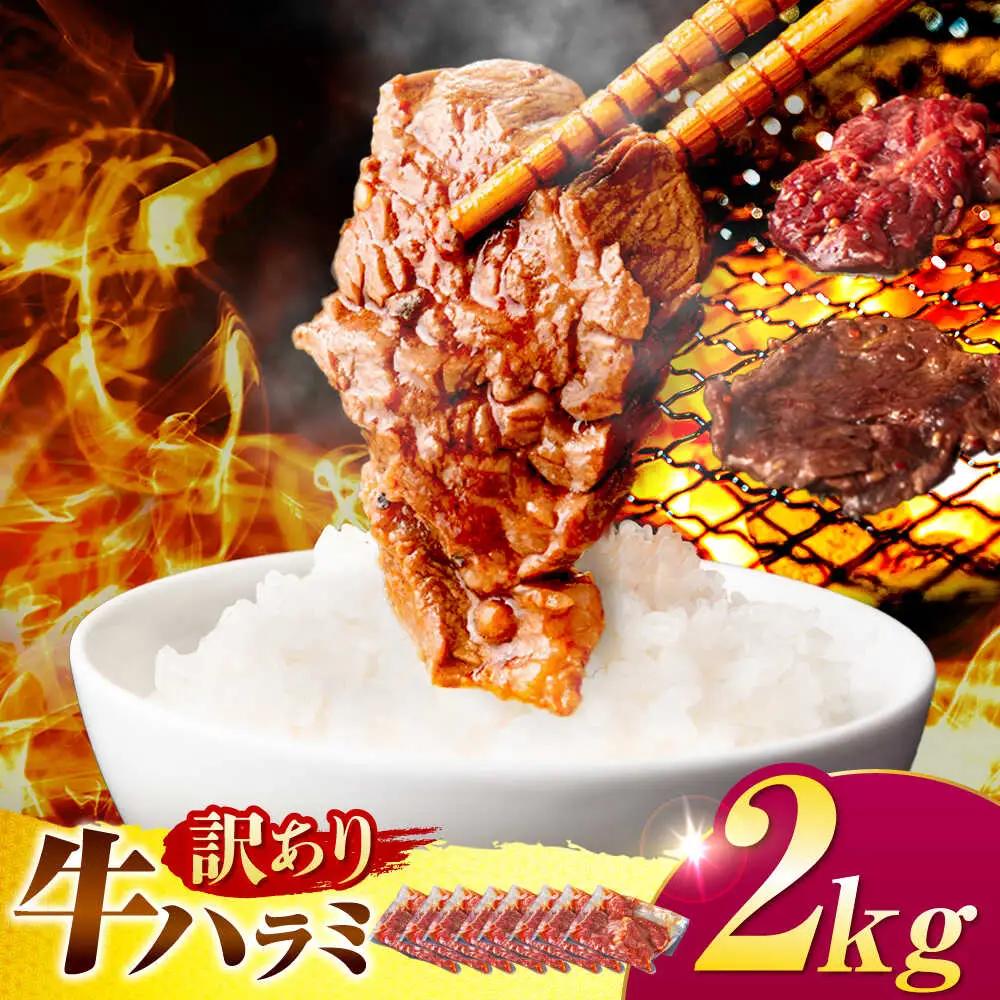 【訳あり×大容量】ハラミ 2kg(250g×8）[AVBO010] 牛ハラミ