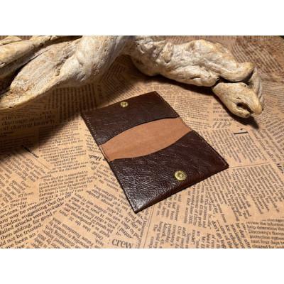 ふるさと納税 栗東市 蹄鉄付きカード・名刺入れ(マチなし)ダークブラウン |  | 02