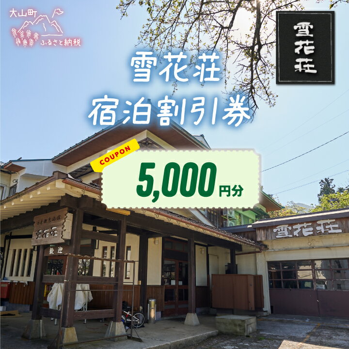 【ふるさと納税】 SK-01 雪花荘5,000円宿泊割引券 鳥取県 鳥取県産 大山町 大山 お土産 返礼品 国産 お取り寄せ ご当地
