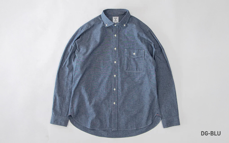 JAMES & CO. STANDARD SHIRT 「 Pujol 」カラー：DG-BLU（ダンガリーブルー）サイズ：3 | PUJOL スタンダードシャツ JAMES＆CO メンズ 長袖 シャツ 