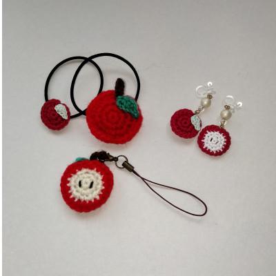 ふるさと納税 長和町 【りんご】アクセサリー&小物詰め合わせセット |  | 01