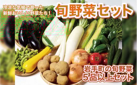 岩手町産の旬野菜セット 野菜 旬 やさい 新鮮 採れたて 詰合せ セット おまかせ  冷蔵 岩手県 岩手町