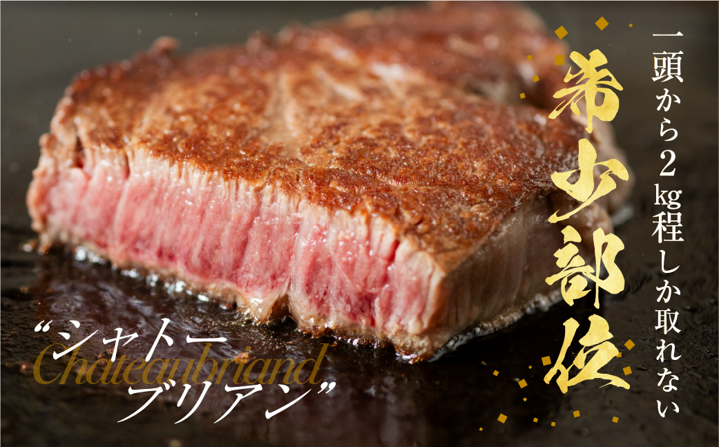 [A5等級] 飛騨牛 シャトーブリアンステーキ 2枚 |牛肉 肉 和牛 国産牛 牛肉 肉 ステーキ ヒレ ヒレステーキ 冷凍 岐阜 本巣市 トキノ屋 食品