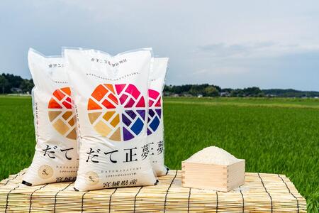 令和7年産 だて正夢 5kg×1袋｜7年産米 だて正夢 宮城県角田市産 米 コメ 白米 精米 角田健土農場
