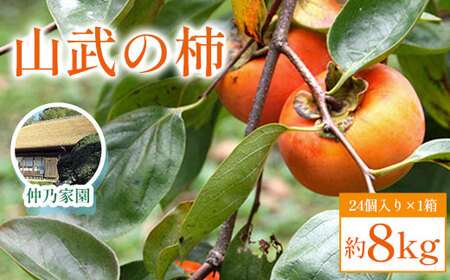【2025年10月下旬発送開始】山武の柿 約8kg(24個入り×1箱) 【 ふるさと納税 人気 おすすめ ランキング 柿 かき カキ 果物 フルーツ 秋の味覚 旬の果物 くだもの 千葉県 山武市 送料無料 】SML001