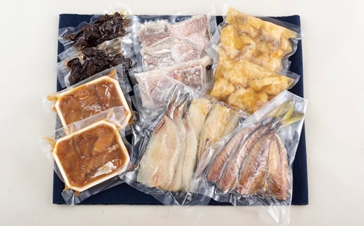 [A115a］ 海の幸バラエティーセット(大) 茶漬け 酢漬け 佃煮 たい タイ サバ 鯖
