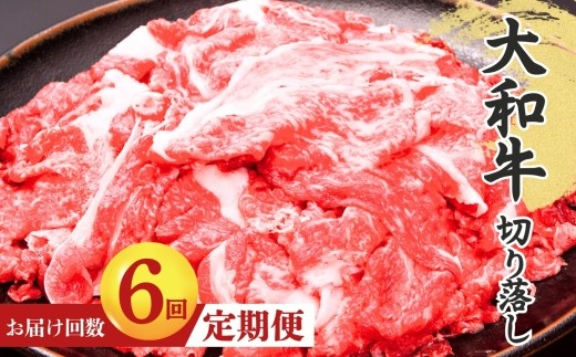 【 定期便 6回 】 奈良県産 黒毛和牛 大和牛 切り落し 500g ( 250g x2) ｜ 肉 にく ニク お肉 牛肉 黒毛 和牛 赤身 国産 大和牛 切り落とし 冷凍 奈良県 五條市 金井畜産 ブランド ブランド牛 うし 高級 急速冷凍 やわらかい やわらか食感 上質 味わい 生産管理 徹底 安心 良質 金井牧場 きめ細かな肉質 脂 甘味 奈良のブランド牛 お取り寄せ グルメ 送料無料