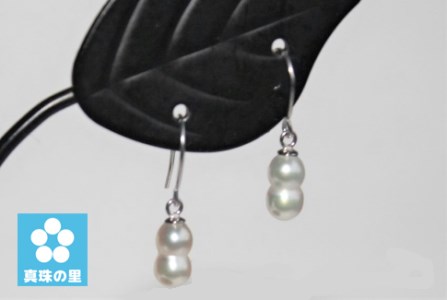 真珠 パール アクセサリー ピアス WG