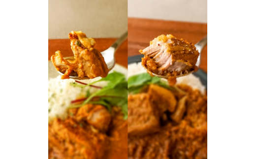 ポークカレー・チキンカレー2種セット(各2食入り) カレー ポークカレー チキンカレー 冷凍カレー 豚 豚バラ 塊肉 豚肉 豚 ぶた肉 ぶた 国産 千葉県産 千葉県産豚肉 千葉県産ポーク ポーク チキン 鶏肉 もも肉 鶏もも肉 国産若鶏 国産鶏もも肉 鶏もも 国産鶏 若鶏 国産 冷凍食品 冷凍 厳選 スパイス 冷凍食品 冷凍  家庭用 簡単調理 こだわり 贈答 ギフト プレゼント 千葉県 旭市