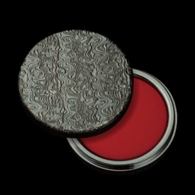 ふるさと納税 山県市 朱肉ケース　ダマスカス　ブラッククロム【山県市】