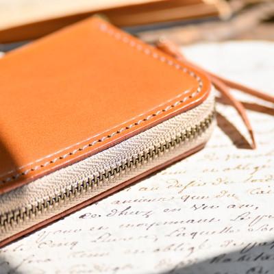 ふるさと納税 長浜市 本革ラウンドファスナーキーケース【ルージュ(赤色)】 |  | 03