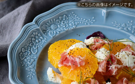 【波佐見焼】ombre de fleur ブーケプレート　ブルーグレー　2枚セット　食器 皿【翔芳窯】[FE435]