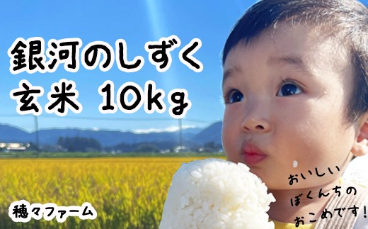 
                  令和8年度産 新米 銀河のしずく 玄米 10kg  【穂々ファーム】岩手県産 国産 雫石町産 農家 直送 産地 直送 米 こめ お米 おこめ コメ ごはん ライス らいす ご飯 10キロ おいしい 美味しい 米どころ 数量限定 東北 岩手県 雫石町 オススメ おすすめ
                
