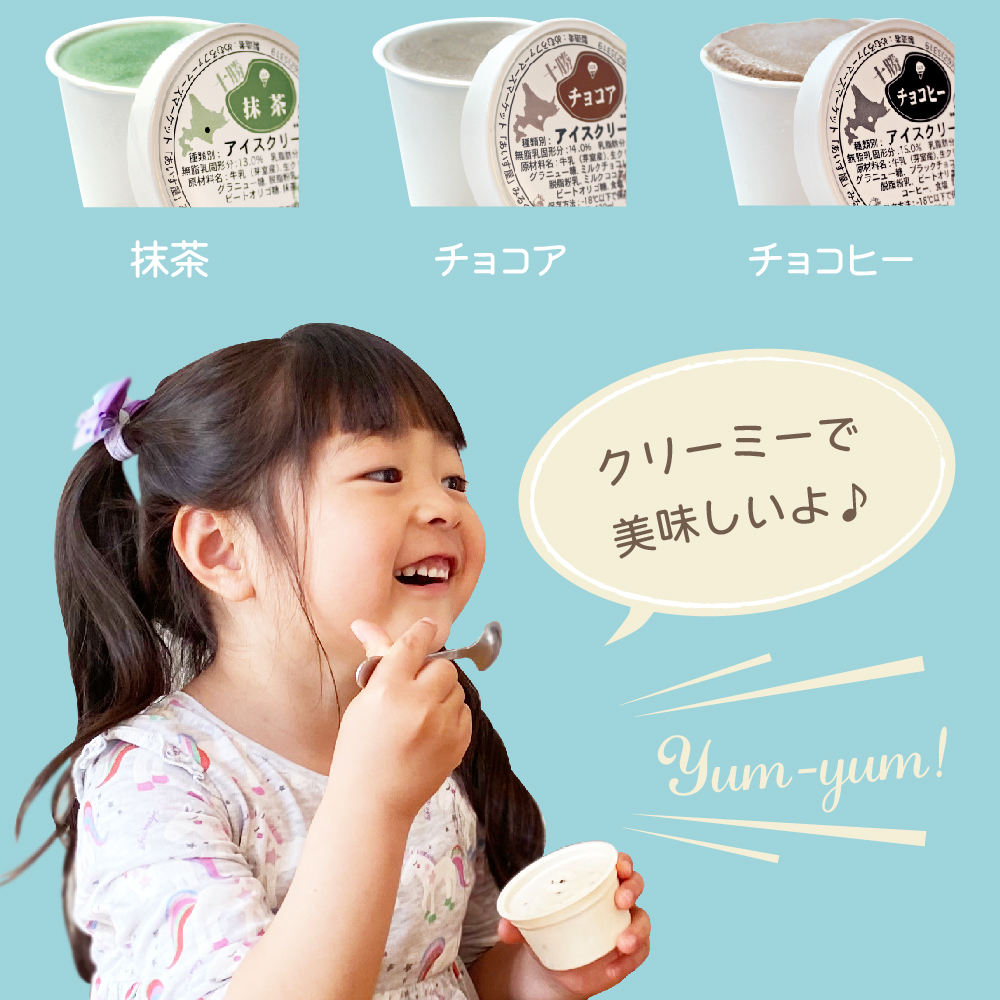 北海道十勝芽室町 12種類の味が楽しめる 安定剤不使用 カップアイスクリーム me008-002c