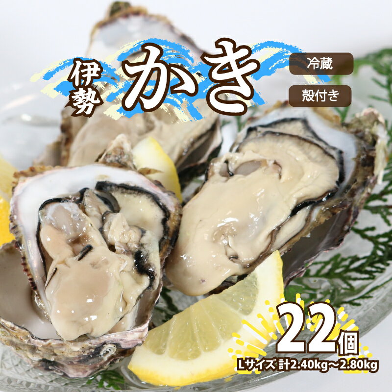 【ふるさと納税】 牡蠣 伊勢かき Lサイズ22個 加熱用 濃厚 新鮮 養殖 冷蔵 カキ kaki 鍋 牡蠣鍋 カキフライ 牡蠣フライ BBQ キャンプ おいしい 伊勢志摩 三重 南伊勢町 殻付き 殻付 シェルファームみつなが 20000円 2万円