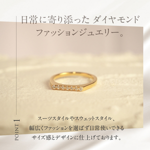 K18 天然ダイヤモンド　LADDER　リング【K18WG】 リング 指輪 ダイヤ アクセサリー ジュエリー レディース ホワイトゴールド WG K18 天然ダイヤモンド 鑑別書付 保証書付 ジュエリ
