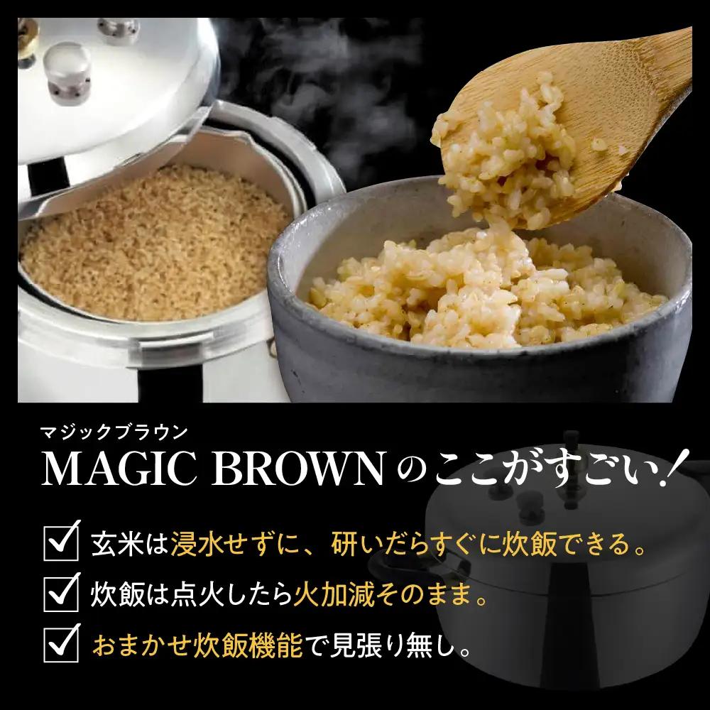 家庭用 圧力鍋 MBシリーズ【玄米炊飯専用 MB-420】圧力鍋