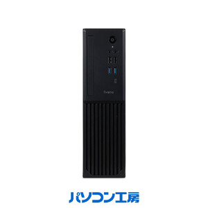 パソコン工房 4年間物損保証 スリムタワーデスクトップPC Ryzen 7/SSD/No.391