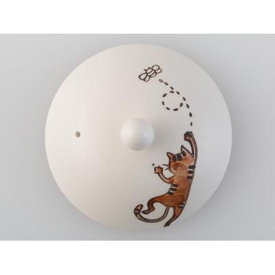 ふるさと納税 長崎県 【波佐見焼】φ10.5cmのnekoSSガラスポット茶　【西海陶器】1　25498 |  | 01