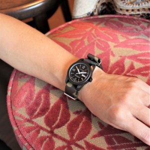 013-041　＜腕時計 ｸｵｰﾂ式＞SPQR masterpiece dd ブラックケース【NATOスタンダードバンド】