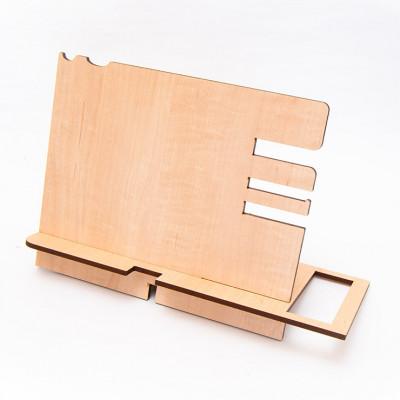 ふるさと納税 大木町 【国産/雑貨】スマホスタンド012 約28cm幅《メープル色》(大木町) CK221