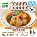 【ふるさと納税】宮崎スープカレー　綾ぶどう豚トロトロなんこつ（10個） 希少 軟骨 豚肉 簡単調理 お取り寄せ グルメ レトルト 加工品 惣菜 冷凍