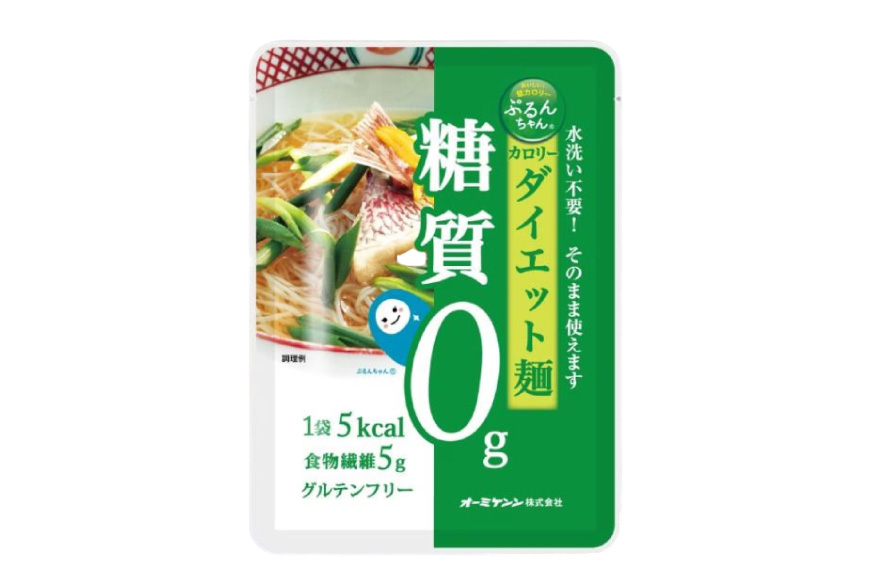 グルテンフリー ぷるんちゃん 麺 タイプ セット 100g 20袋 [オーミケンシ（宇美フーズ） 福岡県 宇美町 um40azo700000] 低糖質麺 ぷるんちゃん麺 低カロリー ヘルシー