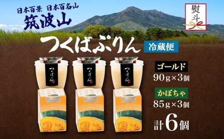 無地熨斗 ゴールドぷりん ＆ かぼちゃぷりん 各3個 計6個 つくばぷりん プリン ぷりん かぼちゃ カボチャ 南瓜 牛乳 ミルク 卵 スイーツ 贅沢 洋菓子 おやつ 冷菓 ご褒美 デザート 人気 グ