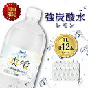 【ふるさと納税】【関東のみお届け】 強 炭酸水レモン 1L 12本 計12L サーフ爽雫 ソーダ 国産 ペットボトル_ 炭酸水 水 強炭酸水 飲料 飲み物 レモン ドリンク 国産 【配送不可地域：離島・北海道・沖縄県・東北・信越、北陸・東海・近畿・中国・四国・九州】【1532982】